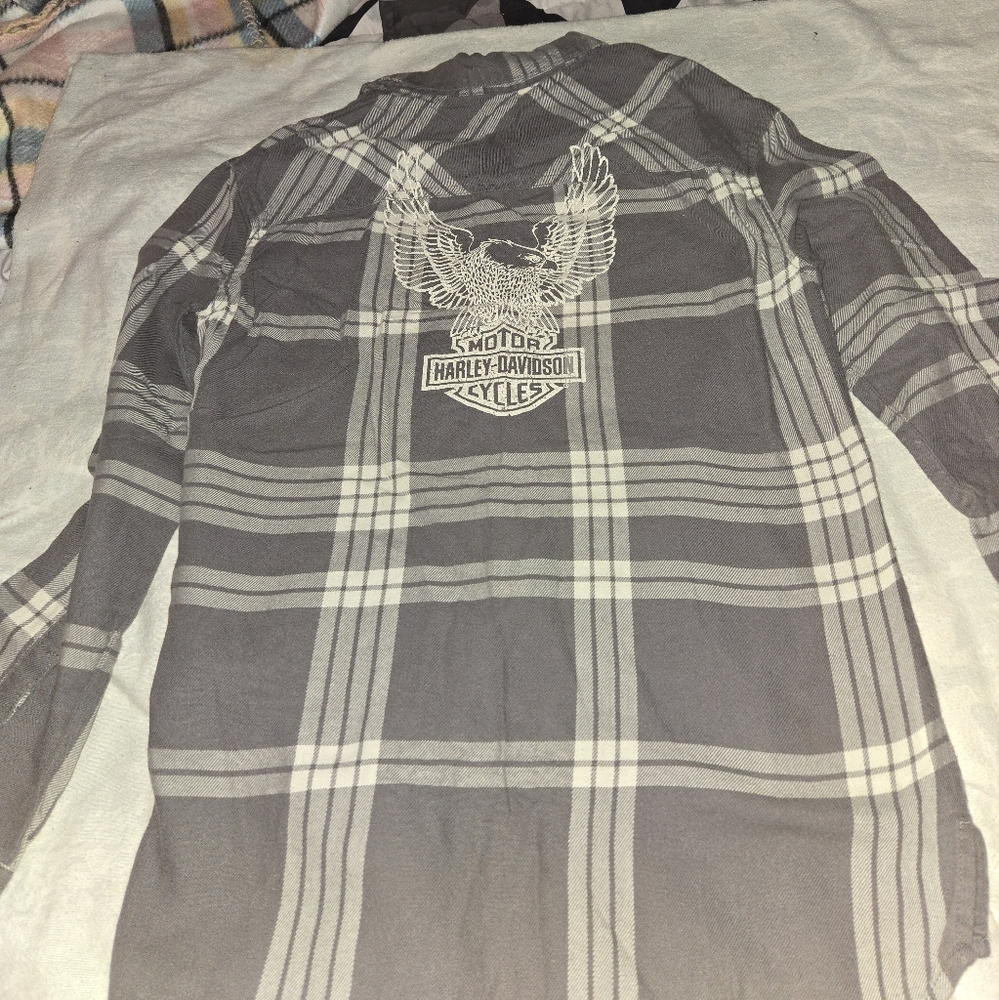 Harley-Davidson Gray Womens Shirt